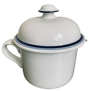 Vintage Dansk Bistro Christianshavn Discontinued Blue Creamer And Lid Japan